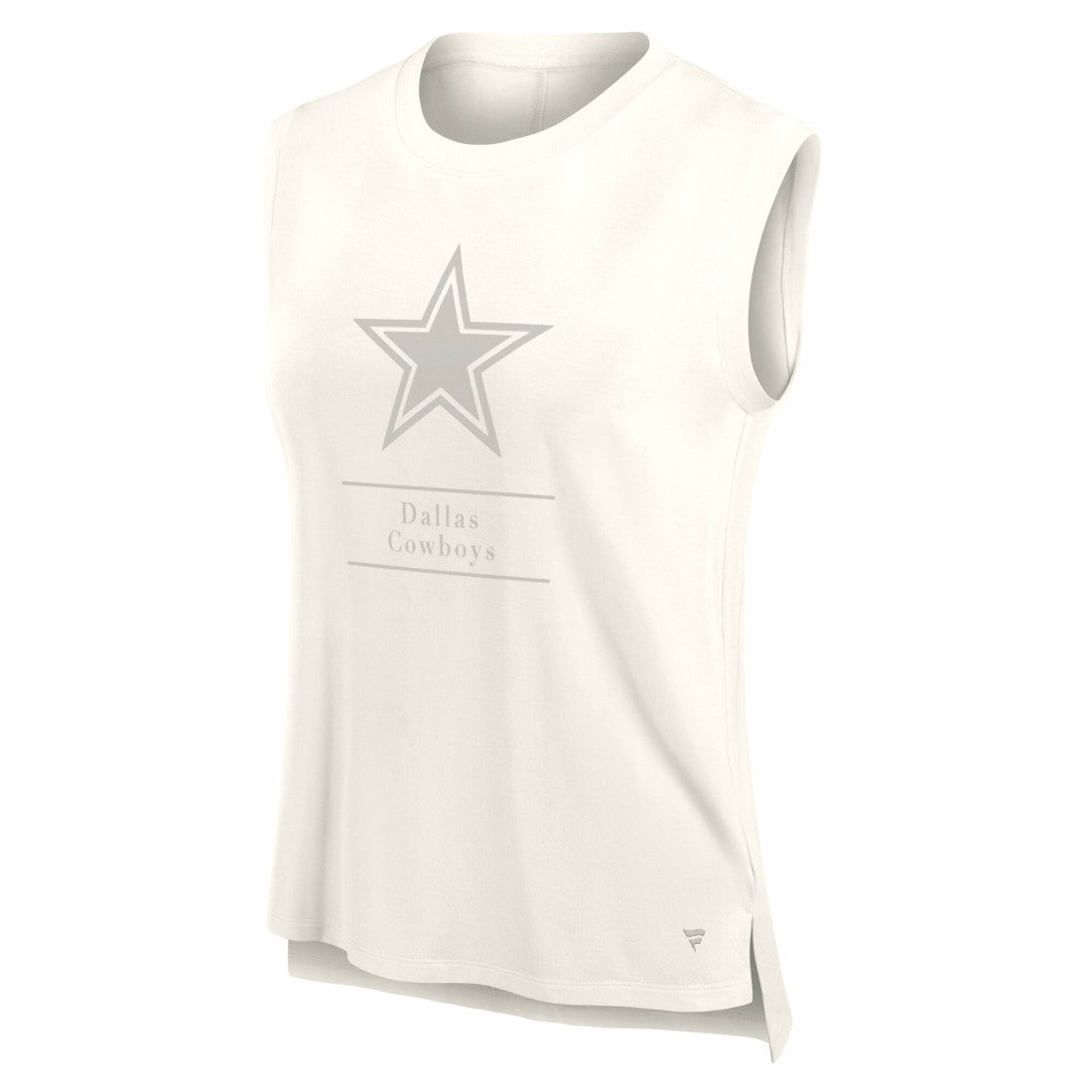 Dallas Cowboys Women's Studio Embrace Tank Top Cream