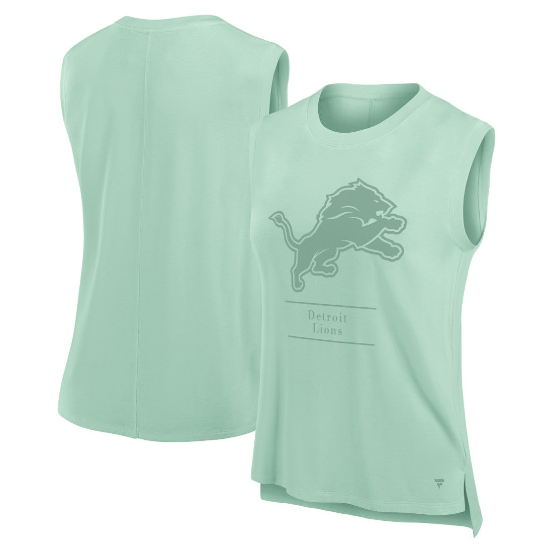Detroit Lions Women's Studio Embrace Tank Top Mint