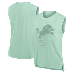 Detroit Lions Women's Studio Embrace Tank Top Mint