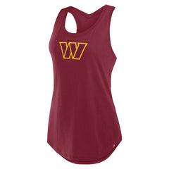 Washington Commanders Women's Iron Fan Tank Top Burgundy