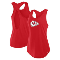 Kansas City Chiefs Women's Iron Fan Tank Top Red