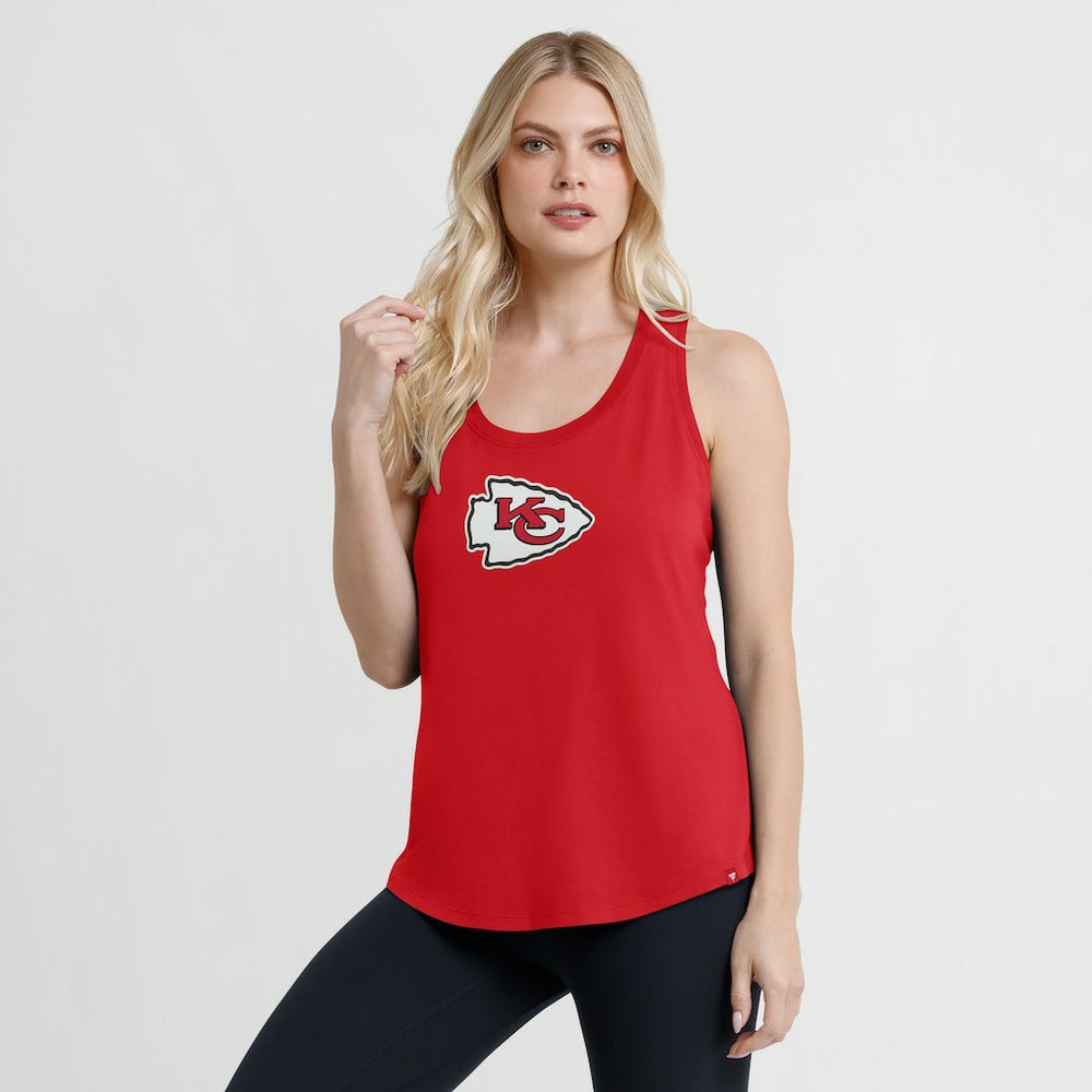 Kansas City Chiefs Women's Iron Fan Tank Top Red