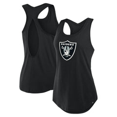 Las Vegas Raiders Women's Iron Fan Tank Top Black