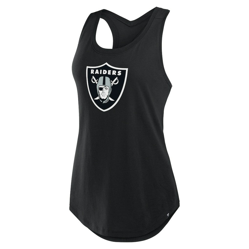 Las Vegas Raiders Women's Iron Fan Tank Top Black