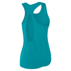 Miami Dolphins Women's Iron Fan Tank Top Aqua