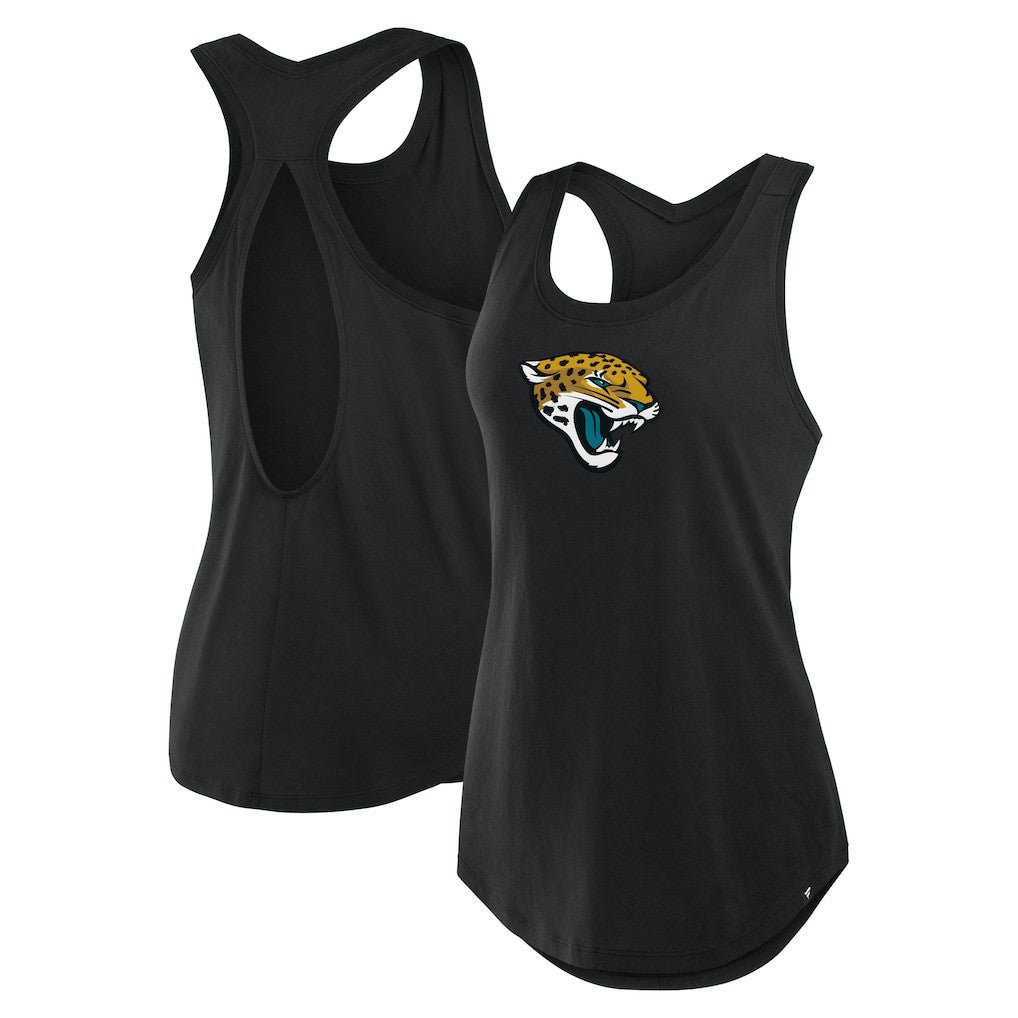 Jacksonville Jaguars Women's Iron Fan Tank Top Black