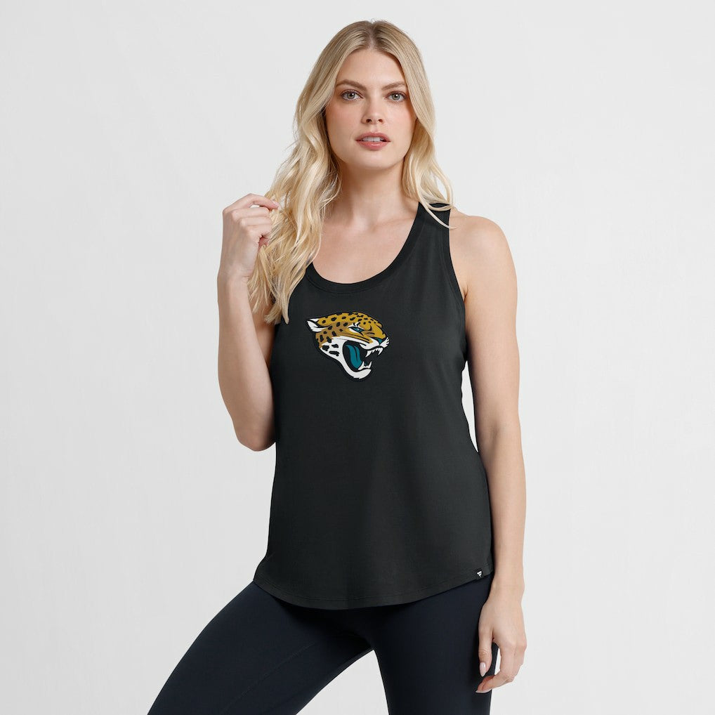 Jacksonville Jaguars Women's Iron Fan Tank Top Black