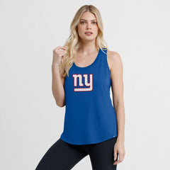 New York Giants Women's Iron Fan Tank Top Royal