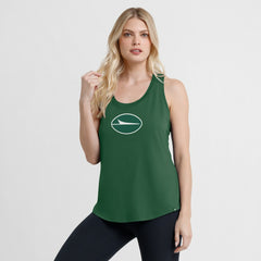 New York Jets Women's Iron Fan Tank Top Green