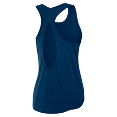 Houston Texans Women's Iron Fan Tank Top Navy