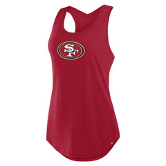 San Francisco 49ers Women's Iron Fan Tank Top Scarlet