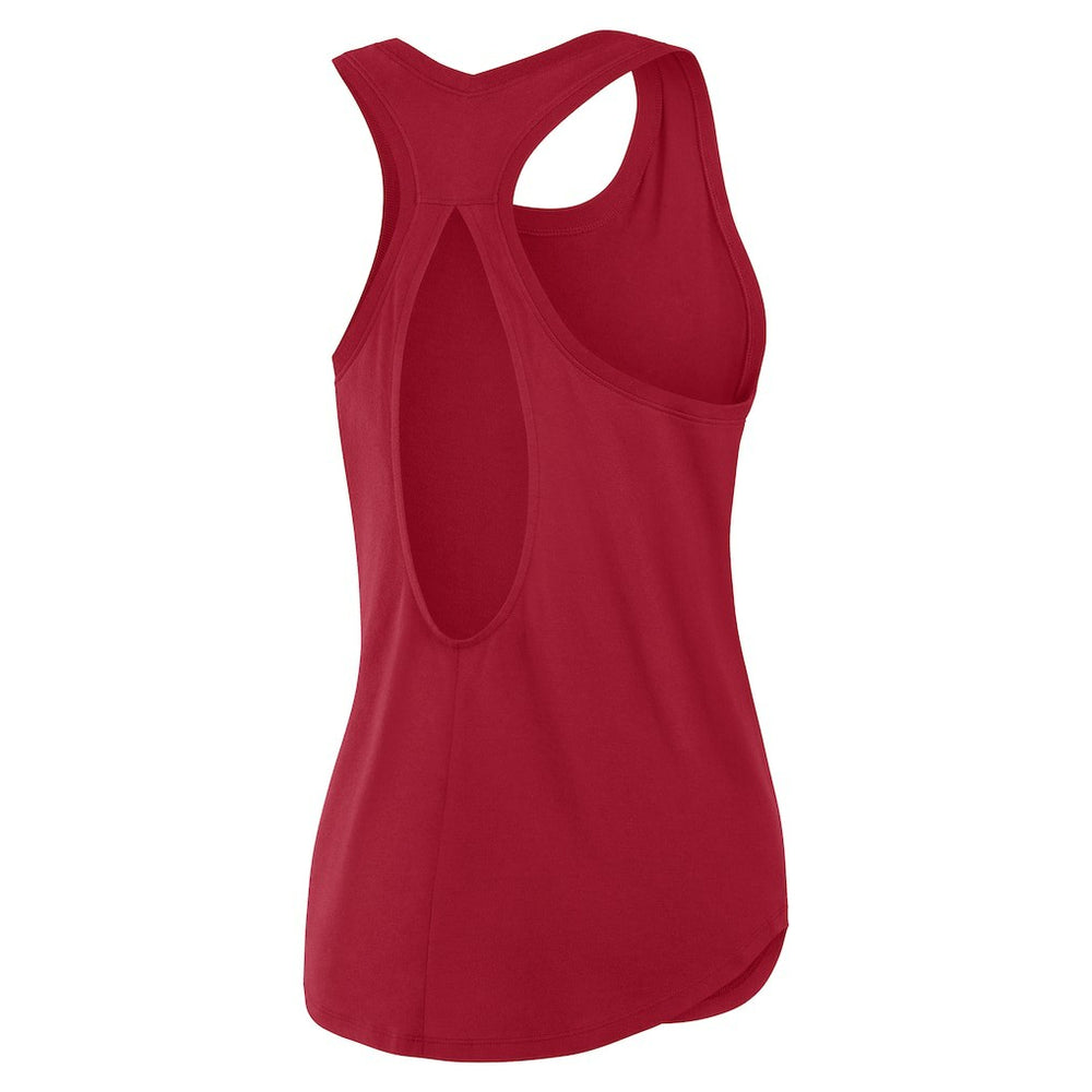 San Francisco 49ers Women's Iron Fan Tank Top Scarlet