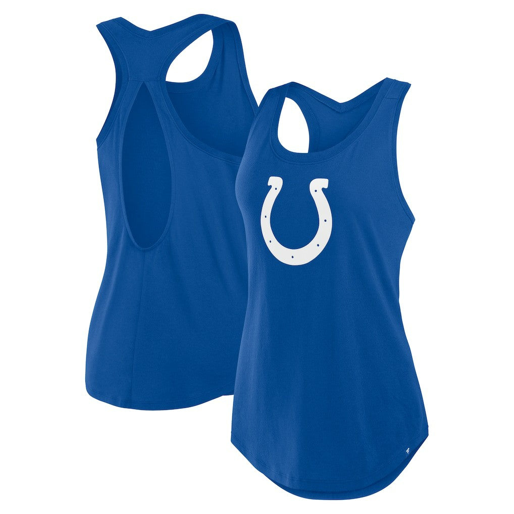 Indianapolis Colts Women's Iron Fan Tank Top Royal