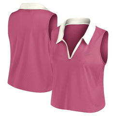 Kansas City Chiefs Women's Studio Wellness V-Neck Tank Top Pink
