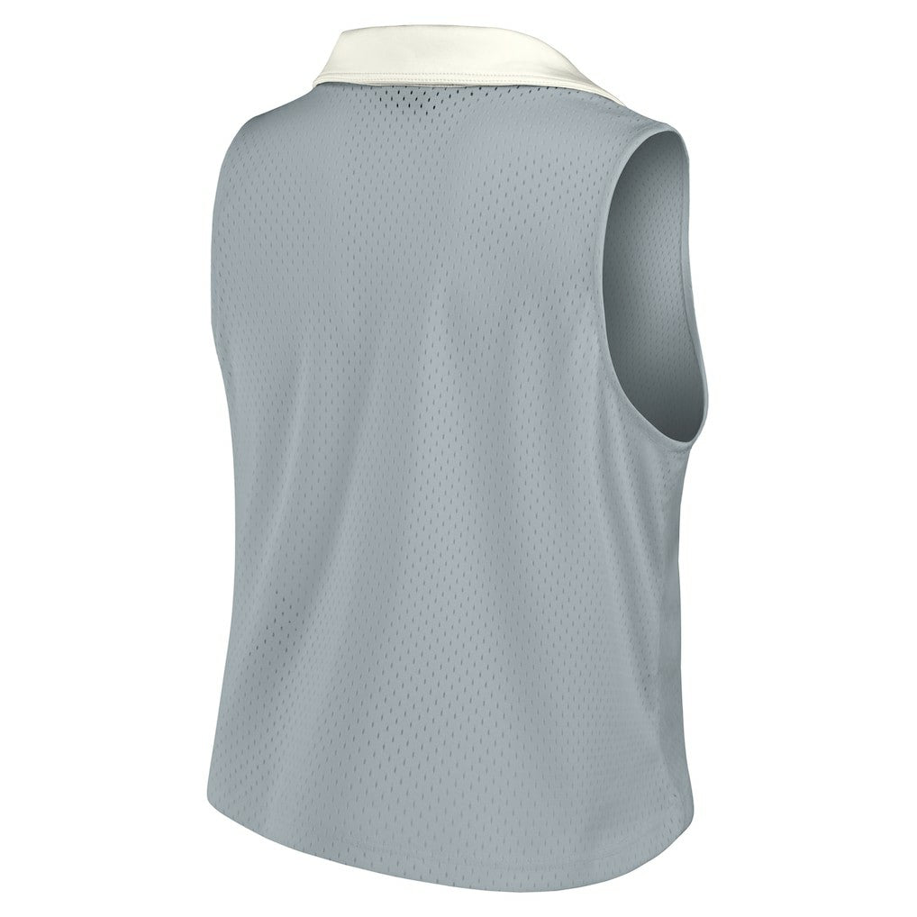 Philadelphia Eagles Women's Studio Wellness V-Neck Tank Top Gray