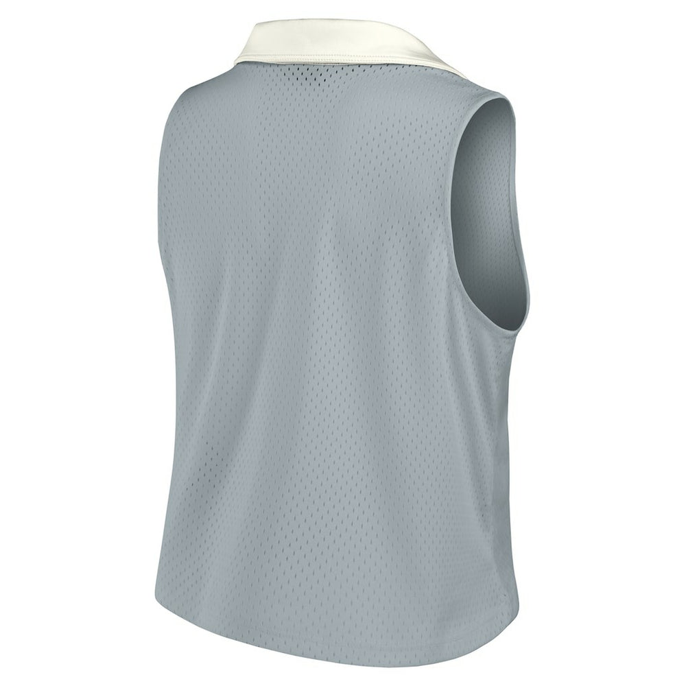 Philadelphia Eagles Women's Studio Wellness V-Neck Tank Top Gray