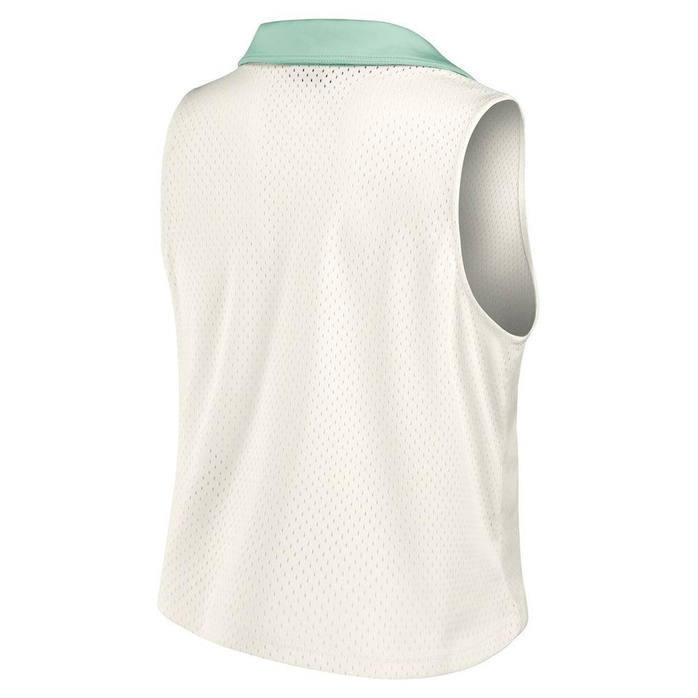 Dallas Cowboys Women's Studio Wellness V-Neck Tank Top Cream