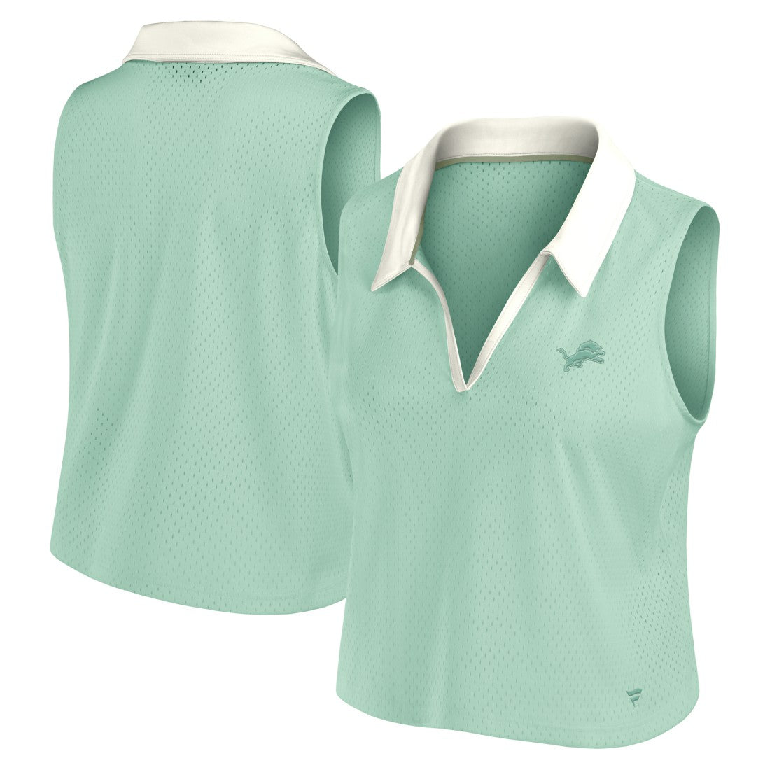 Detroit Lions Women's Studio Wellness V-Neck Tank Top Mint