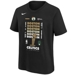 Boston Celtics Youth 2024 NBA Finals Champions Expressive T-Shirt Black