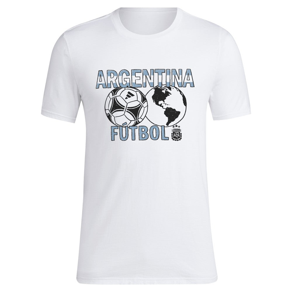 Argentina National Team Around The World T-Shirt White