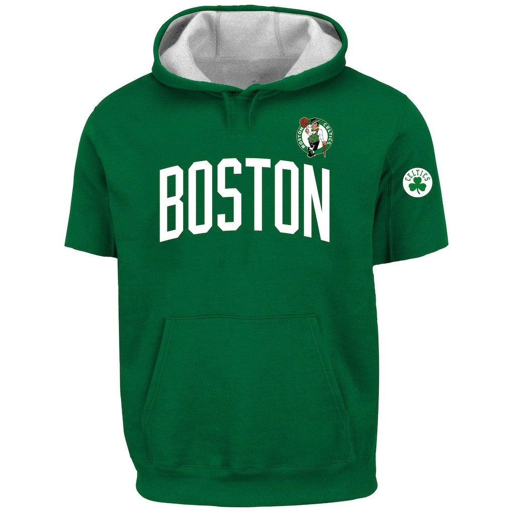Jayson Tatum Boston Celtics Big & Tall Short Sleeve Hoodie Kelly Green