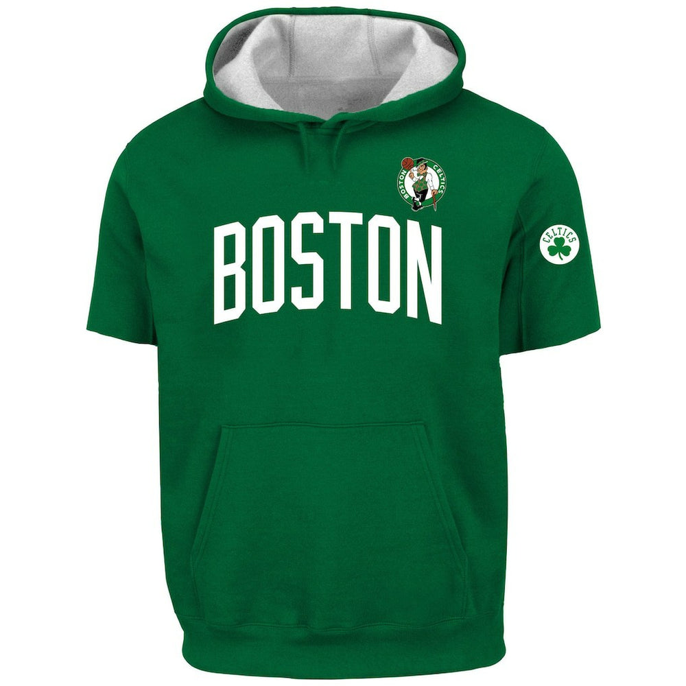 Jayson Tatum Boston Celtics Big & Tall Short Sleeve Hoodie Kelly Green