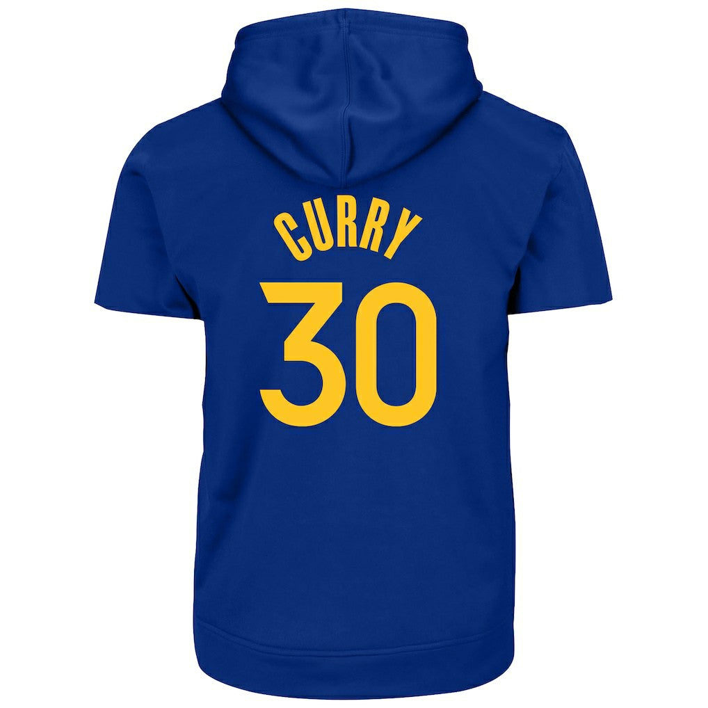 Stephen Curry Golden State Warriors Big & Tall Short Sleeve Hoodie Royal