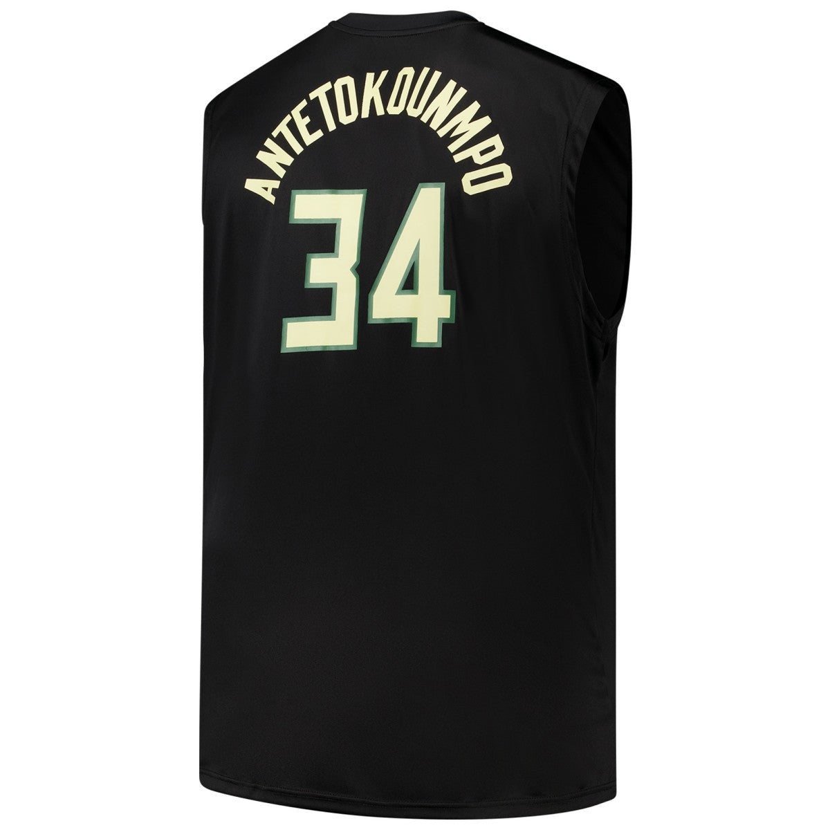 Giannis Antetokounmpo Milwaukee Bucks Profile Big & Tall Player Muscle Tank Black