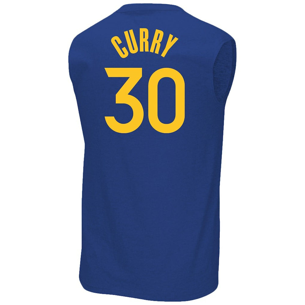 Stephen Curry Golden State Warriors Profile Big & Tall Player Muscle Tank Royal
