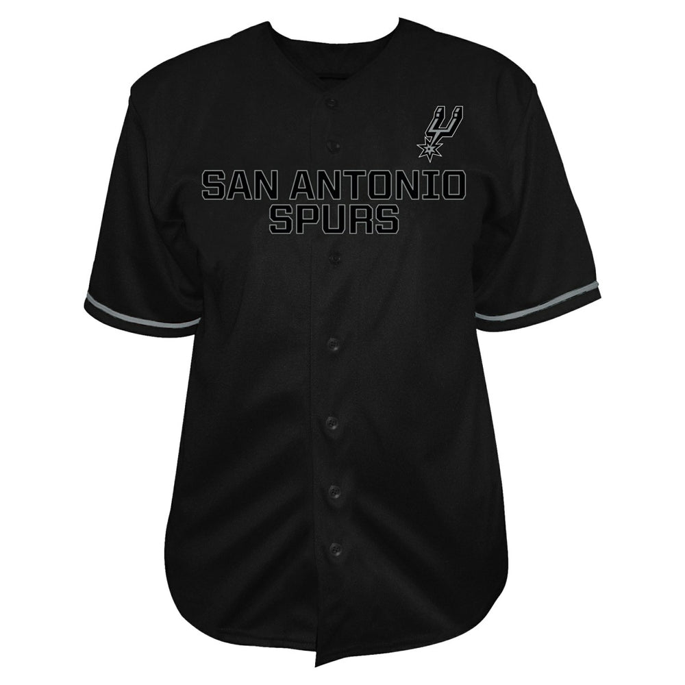 Victor Wembanyama San Antonio Spurs Profile Big & Tall Name & Number Button-Up Jersey Black