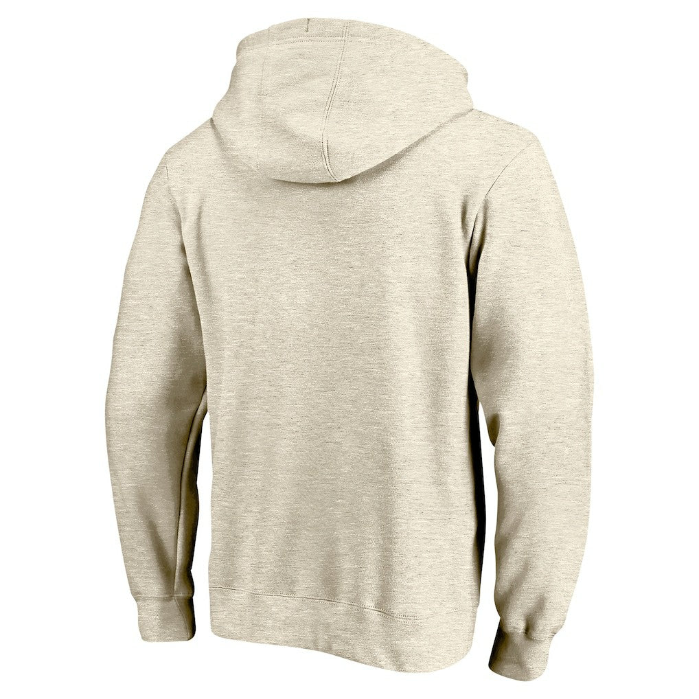 Jayson Tatum Boston Celtics Profile Big & Tall Player Double Face Tri-Blend Pullover Hoodie Cream