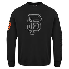 San Francisco Giants Pro Standard Paint The City Dropped Shoulder Pullover Sweatshirt - Black Pullover