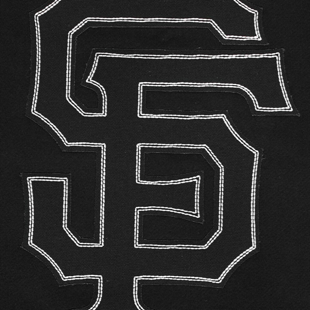 San Francisco Giants Pro Standard Paint The City Dropped Shoulder Pullover Sweatshirt - Black Pullover