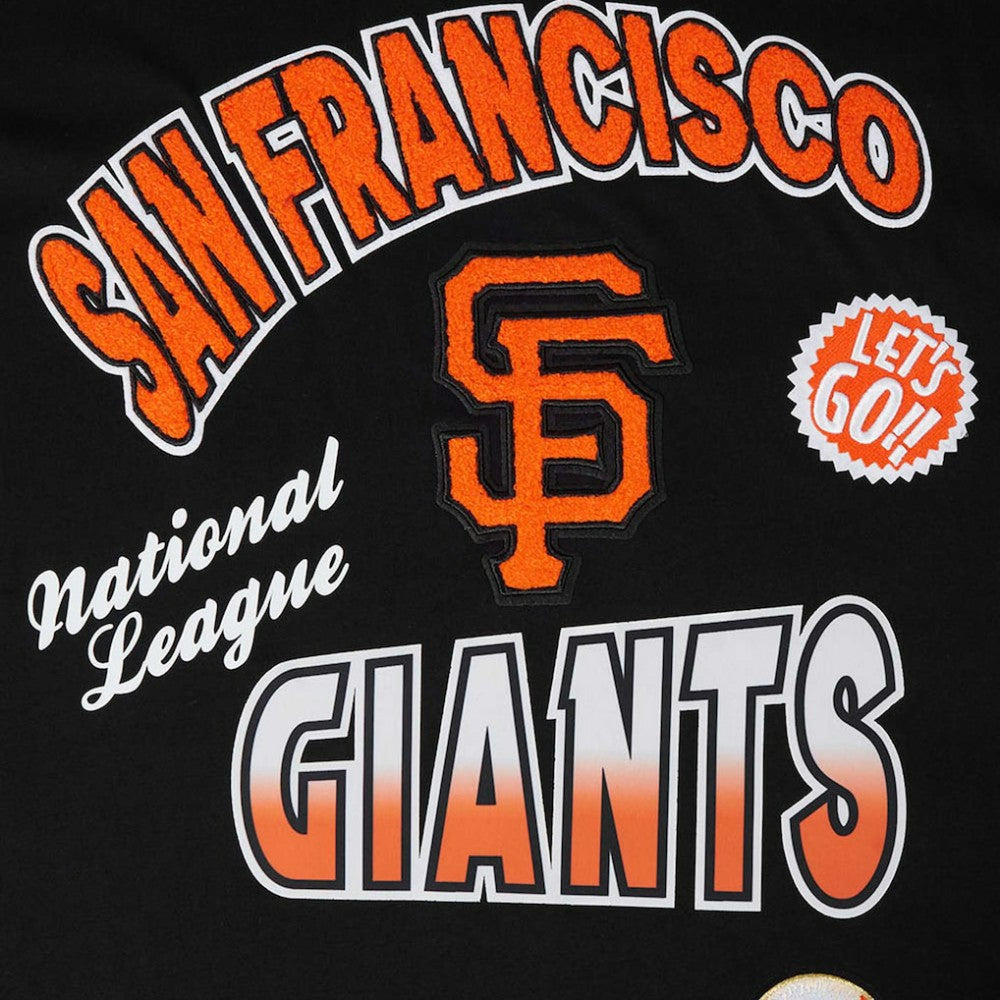 San Francisco Giants Pro Standard Turn It Up Dropped Shoulder T-Shirt - Black T-shirts