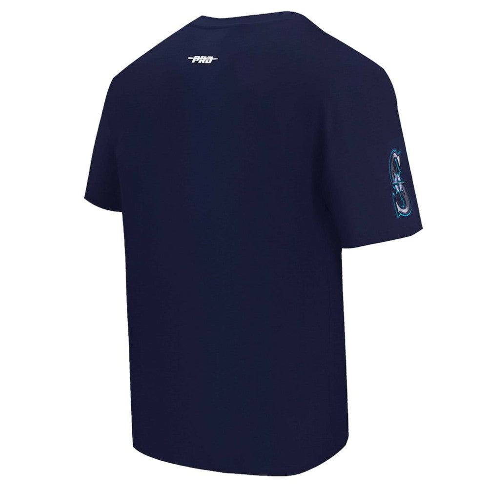 Seattle Mariners Pro Standard Turn It Up Dropped Shoulder T-Shirt - Navy T-shirts