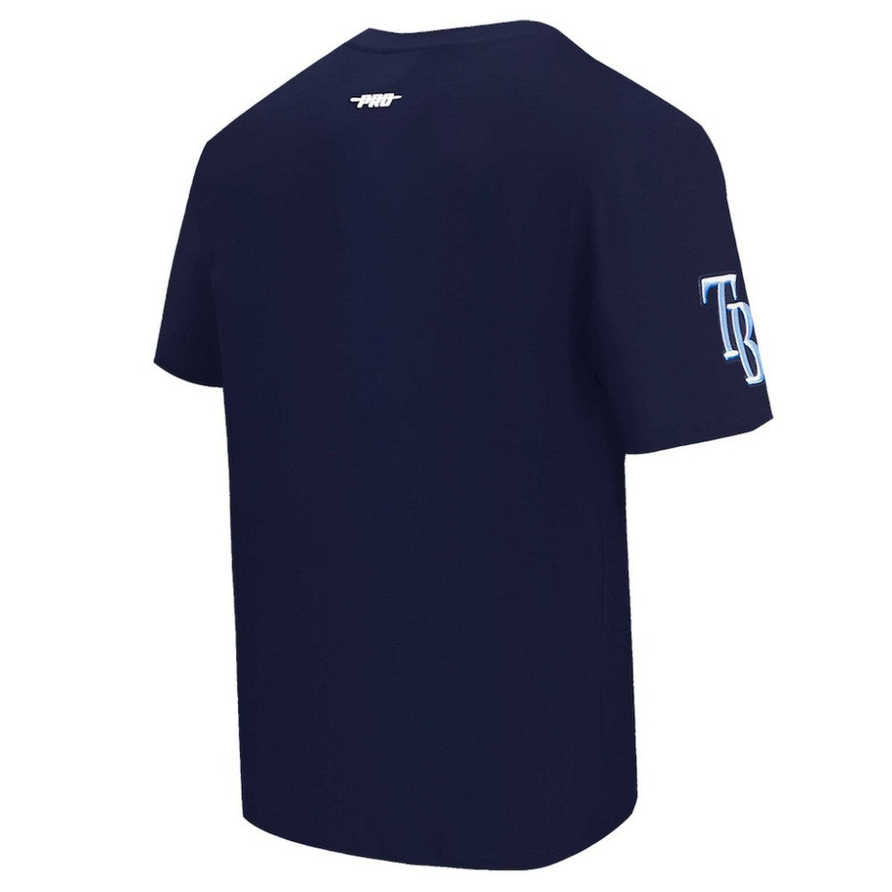 Tampa Bay Rays Pro Standard Turn It Up Dropped Shoulder T-Shirt - Navy T-shirts