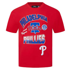 Philadelphia Phillies Pro Standard Turn It Up Dropped Shoulder T-Shirt - Red T-shirts