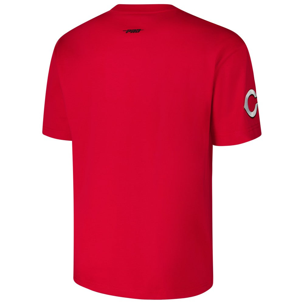 Cincinnati Reds Pro Standard Turn It Up Dropped Shoulder T-Shirt - Red T-shirts