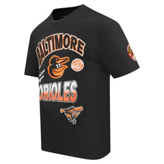 Baltimore Orioles Pro Standard Turn It Up Dropped Shoulder T-Shirt - Black T-shirts