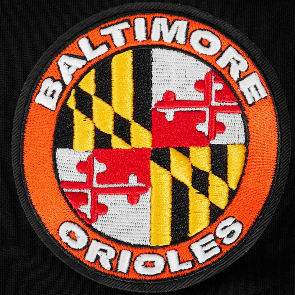 Baltimore Orioles Pro Standard Turn It Up Dropped Shoulder T-Shirt - Black T-shirts