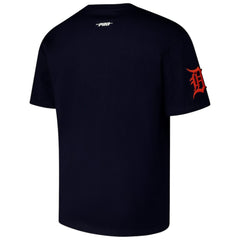 Detroit Tigers Pro Standard Turn It Up Dropped Shoulder T-Shirt - Navy T-shirts