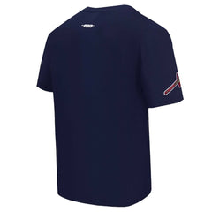 Atlanta Braves Pro Standard Turn It Up Dropped Shoulder T-Shirt - Navy T-shirts
