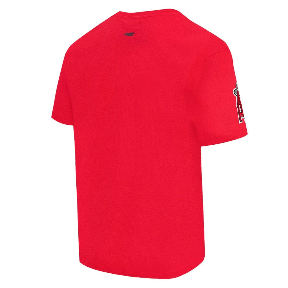 Los Angeles Angels Pro Standard Turn It Up Dropped Shoulder T-Shirt - Red T-shirts