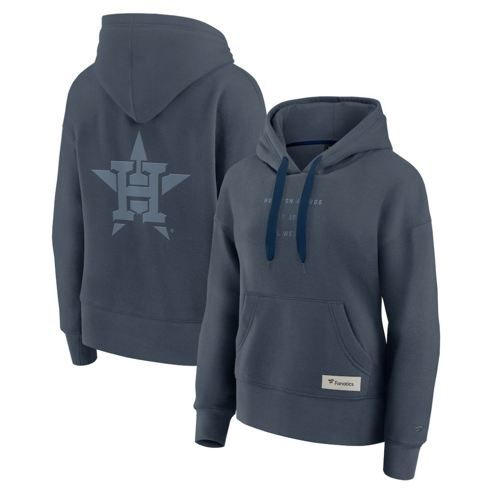 Houston Astros Fanatics Women's Elements Future Ground Subtle Tonal Pullover Hoodie - Blue Hoodies