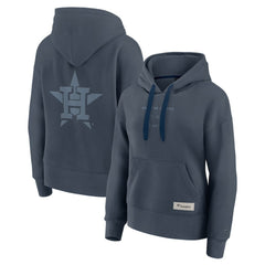 Houston Astros Fanatics Women's Elements Future Ground Subtle Tonal Pullover Hoodie - Blue Hoodies