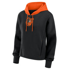 Baltimore Orioles Fanatics Women's Oversized Legacy Favorite Spectator Pullover Hoodie - Black Hoodies