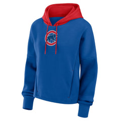 Chicago Cubs Fanatics Women's Oversized Legacy Favorite Spectator Pullover Hoodie - Royal Hoodies