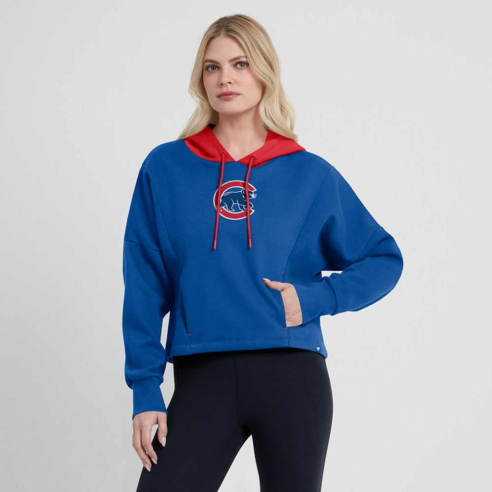 Chicago Cubs Fanatics Women's Oversized Legacy Favorite Spectator Pullover Hoodie - Royal Hoodies
