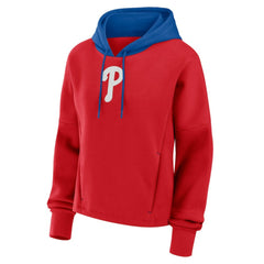Philadelphia Phillies Fanatics Women's Oversized Legacy Favorite Spectator Pullover Hoodie - Red Hoodies