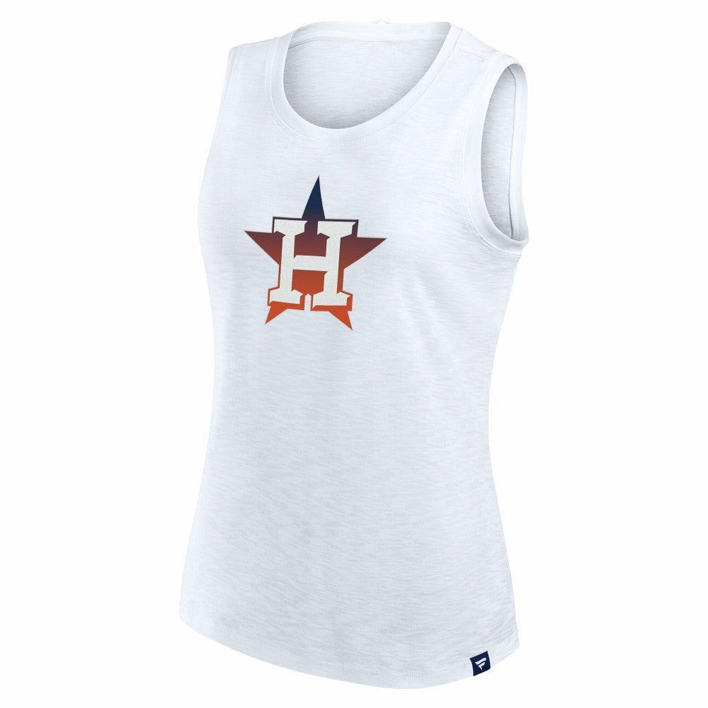 Houston Astros Fanatics Women's Activate Slub Tank Top - White Tanks